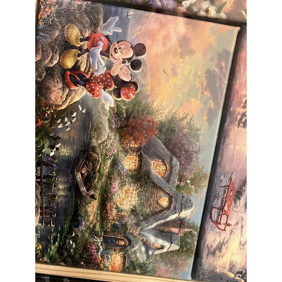 Disney Mickey and Minnie 5-in-1- Gallery Wrapped Canvas Set - Picture 3 of 6